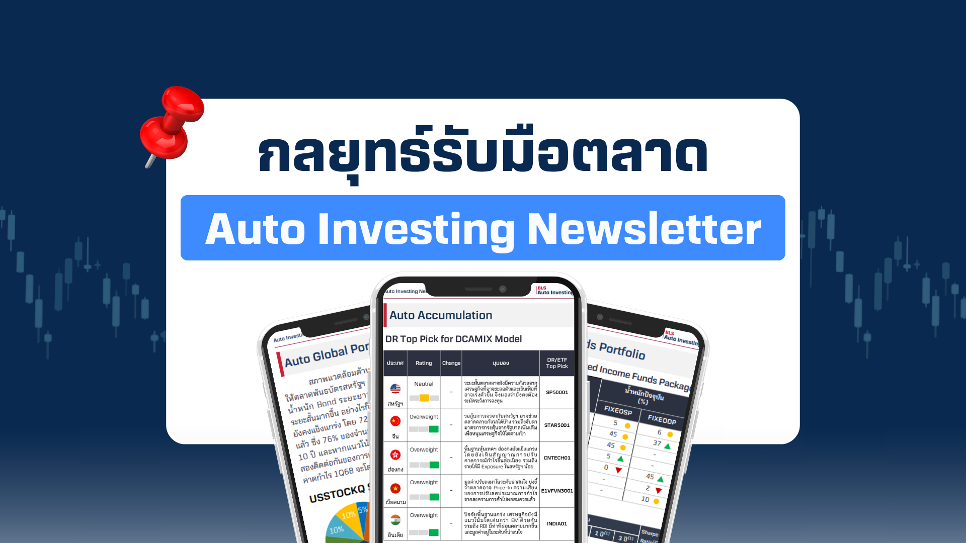 แนะนำกลยุทธ์รับมือตลาดทุกเดือนผ่านรายงาน Auto Investing Newsletter